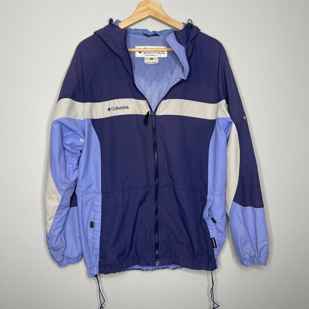 Large Women’s Columbia‎ Windbreaker jacket coat purple